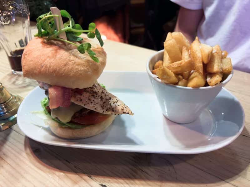 Castle Inn Newport Pembs Stacked Burger