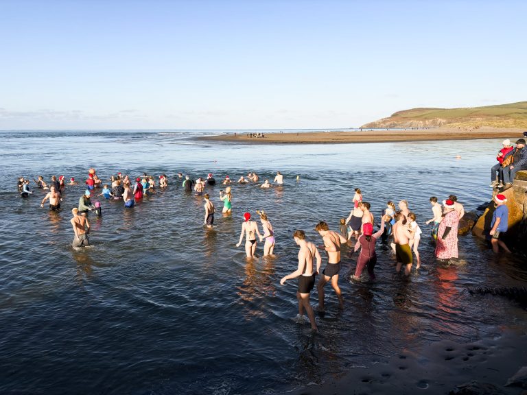 Parrog boxing day swim